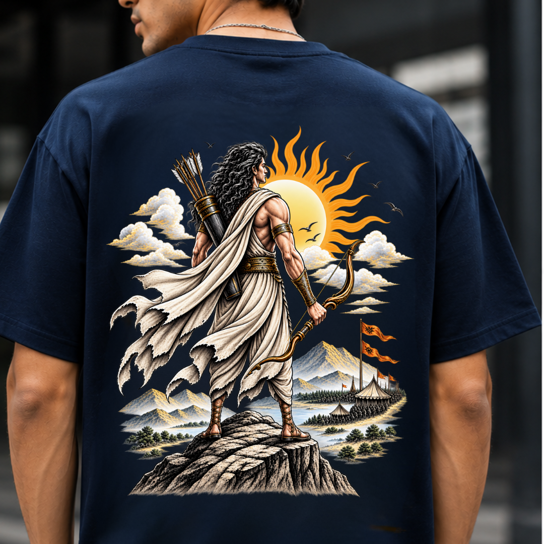KARNA WATCHING BACK PRINT TEE