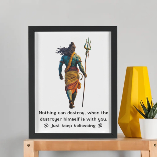 KEEP BELIEVING FRAMED POSTER