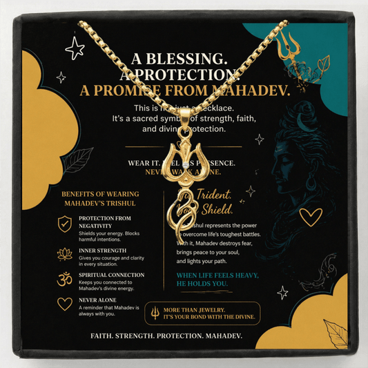 Mahadev Trishul Om Necklace