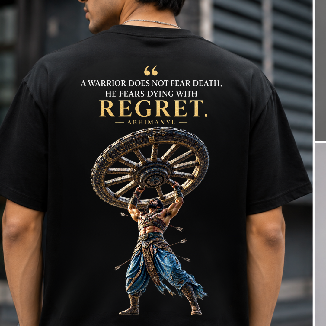 ABHIMANYU BACK PRINT TEE