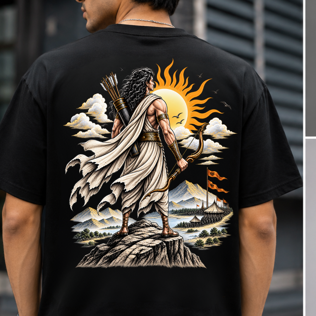 KARNA WATCHING BACK PRINT TEE