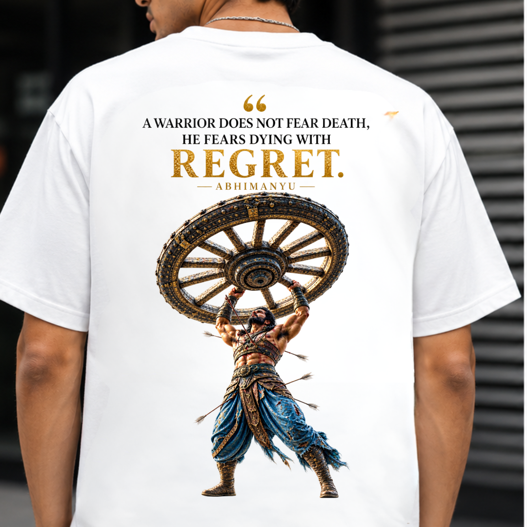 ABHIMANYU BACK PRINT TEE