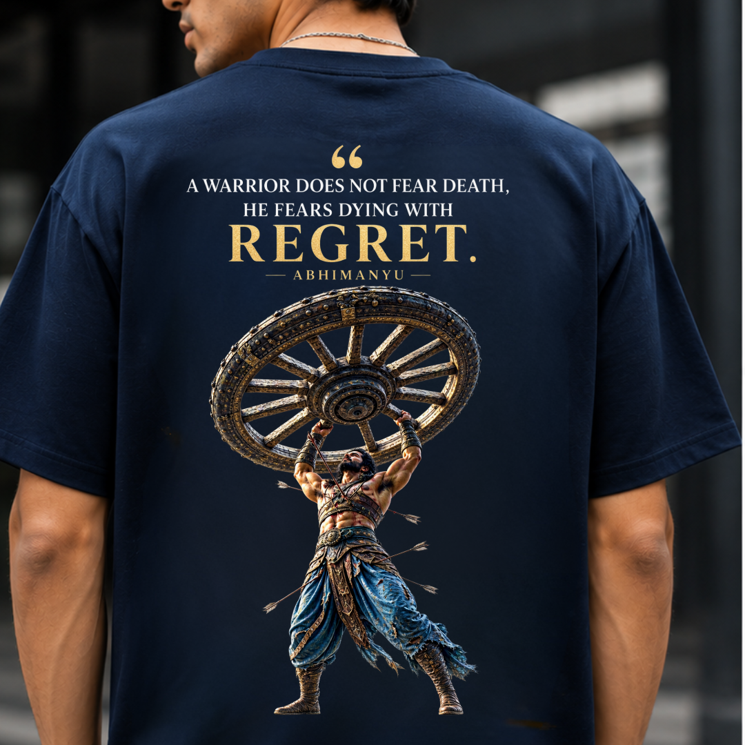 ABHIMANYU BACK PRINT TEE
