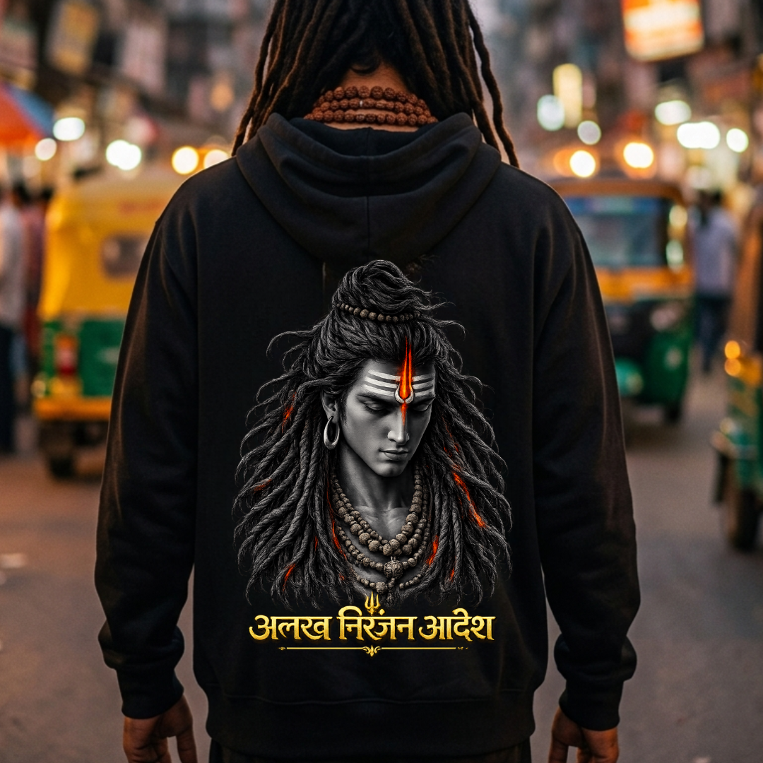 AADESH BACK PRINT HOODIE