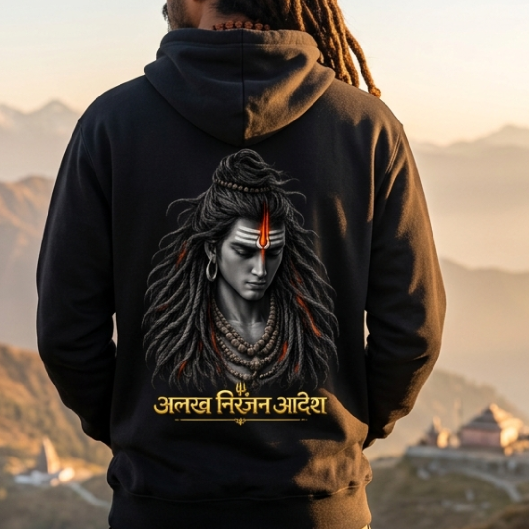 AADESH BACK PRINT HOODIE