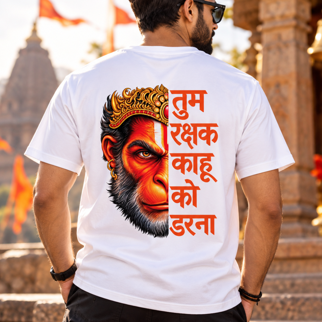 Tum Rakshak Kahu Ko Darna – Hanuman Ji Performance Sports Jersey