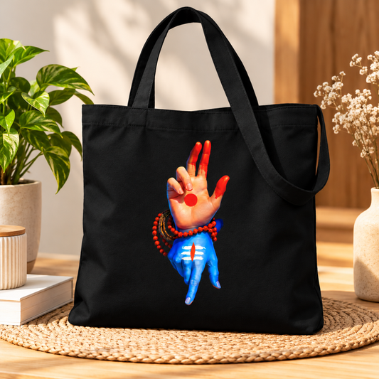 SHIV SHAKTI - ZIPPER TOTE BAG