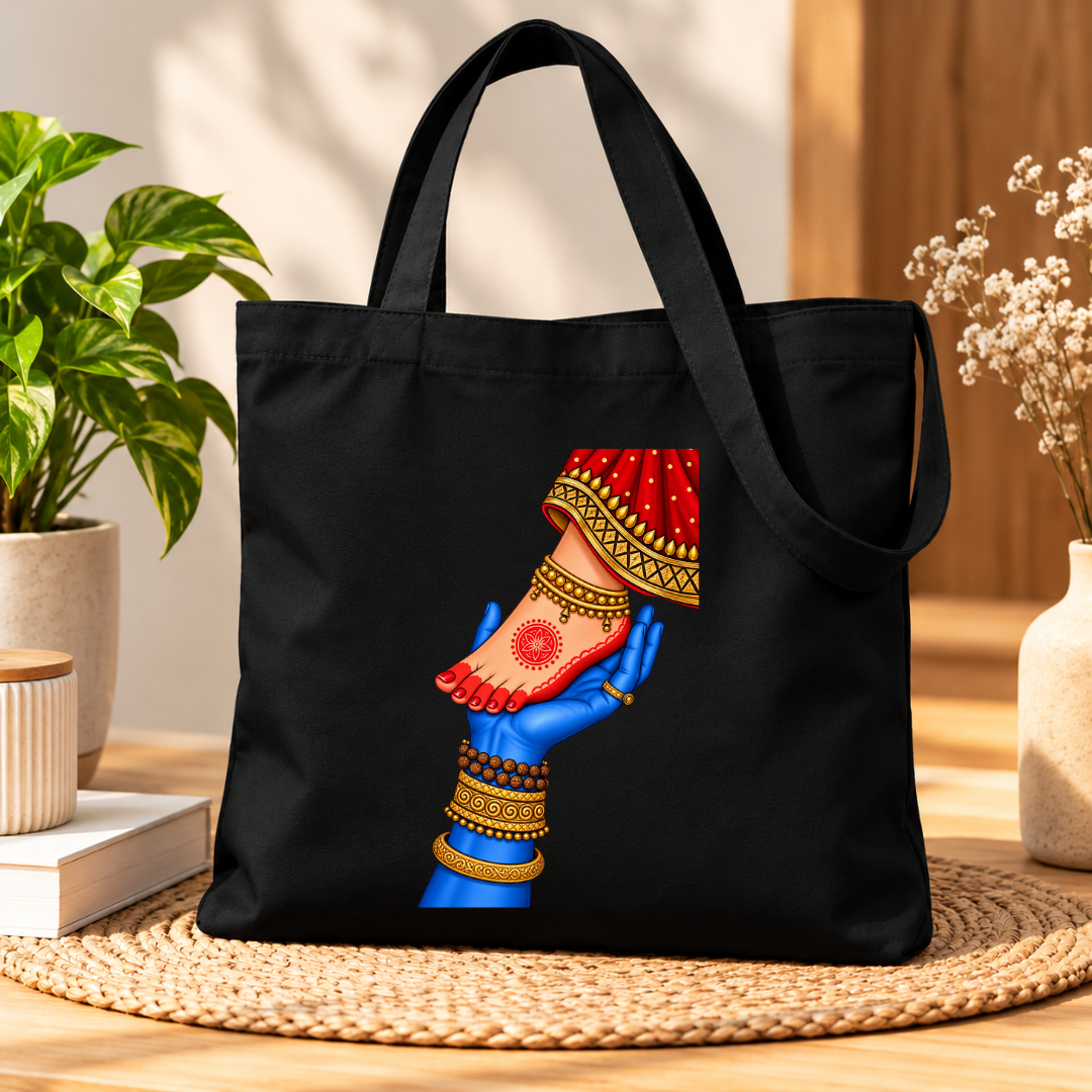 DIVINE LOVE - ZIPPER TOTE BAG
