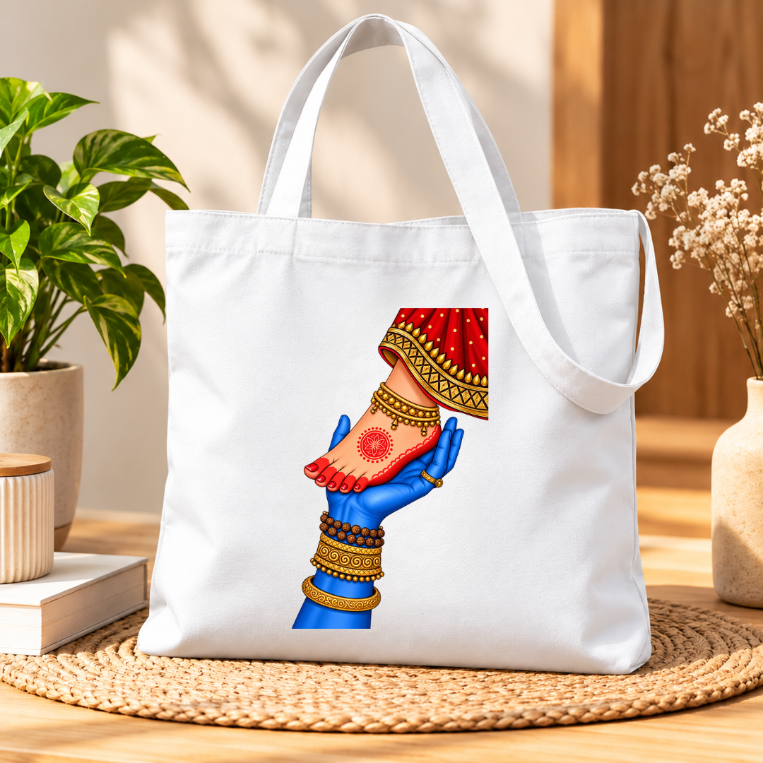 DIVINE LOVE - ZIPPER TOTE BAG
