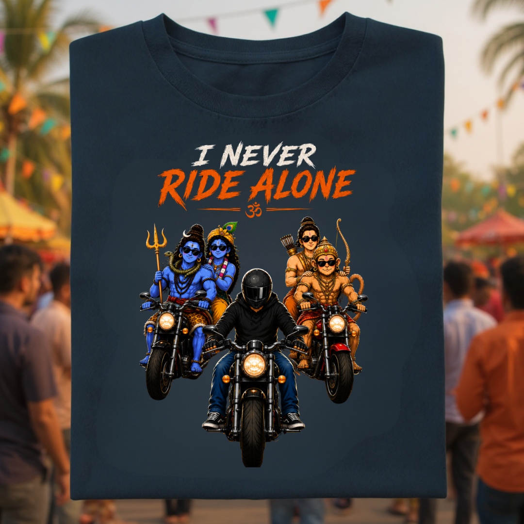 NEVER RIDE ALONE