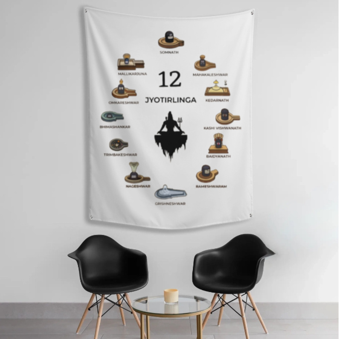 12 JYOTIRLINGA TAPESTRY