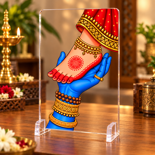 Divine Love Acrylic Display Stand | Premium Spiritual Home Décor