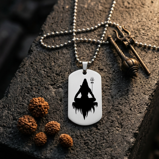 MAHADEV TAG NECKLACE